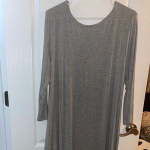 Grey swing dress